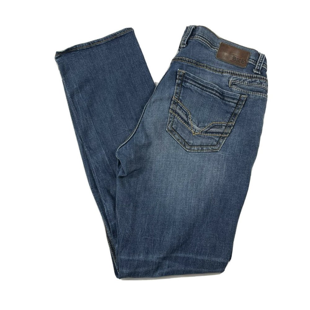 BKE Nolan Straight Leg Distressed Mens Jeans